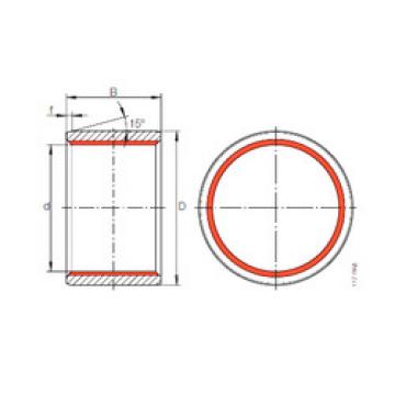 Plain Bearings ZGB 30X36X30 INA