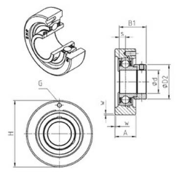 Bearing ESC206 SNR