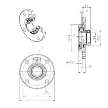 Bearing ESFCE203 SNR