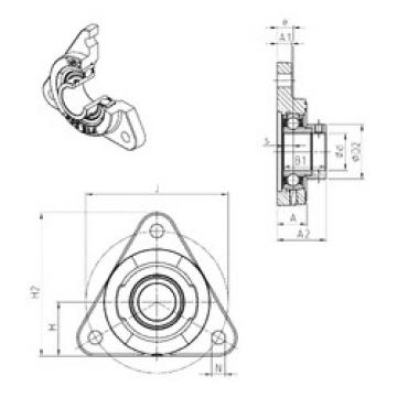 Bearing ESFTE209 SNR