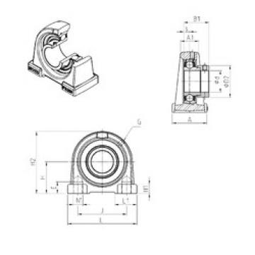 Bearing ESPAE208 SNR