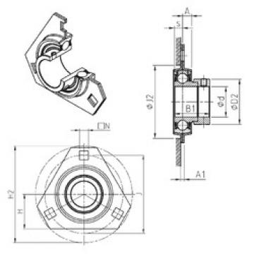 Bearing ESPFT205 SNR