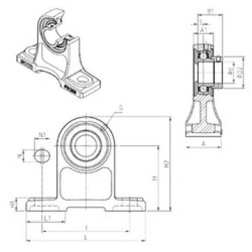 Bearing ESPH202 SNR