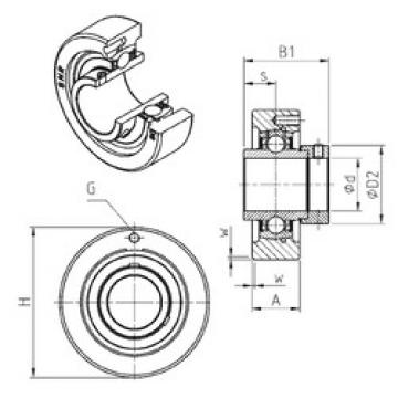 Bearing EXC206 SNR