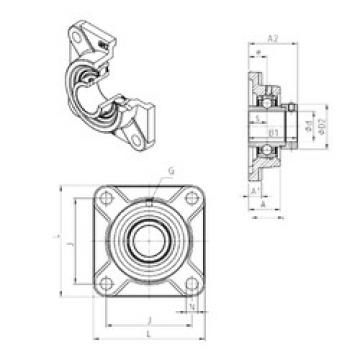 Bearing EXF202 SNR