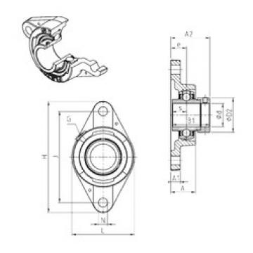 Bearing EXFLE203 SNR