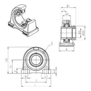 Bearing EXPA207 SNR