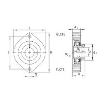 Bearing FLCTE15 INA