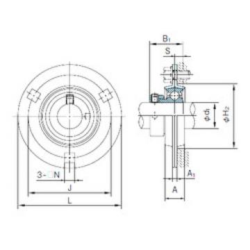 Bearing KHPF204A NACHI