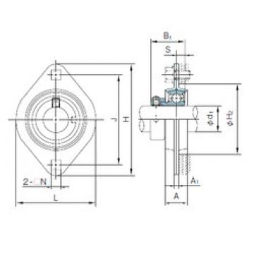 Bearing KHPFL203A NACHI