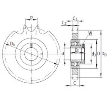 Bearing KSR15-B0-08-10-16-08 INA