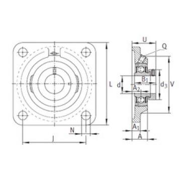 Bearing PCF40 INA