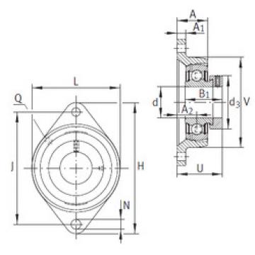 Bearing PCFT12 INA