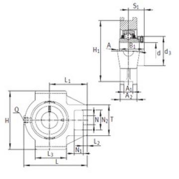 Bearing TTUE55 INA