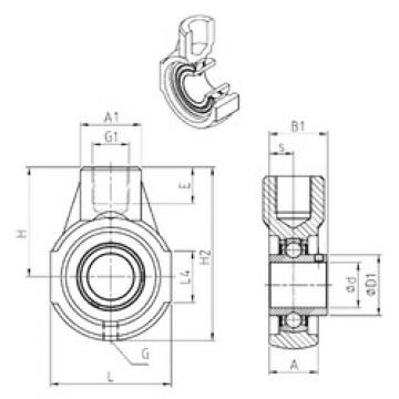 Bearing UCEHE205 SNR