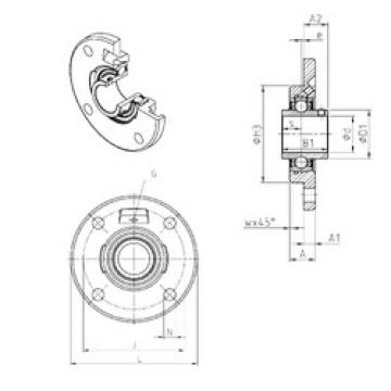 Bearing UCFCE204 SNR