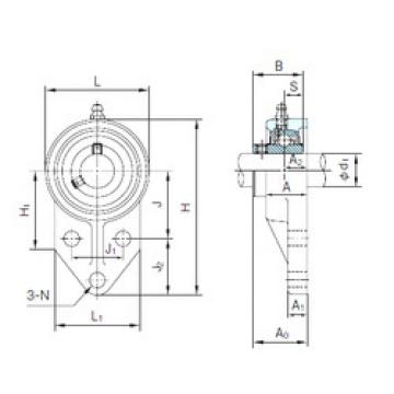 Bearing UCFK205 NACHI