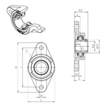 Bearing UCFL207 SNR