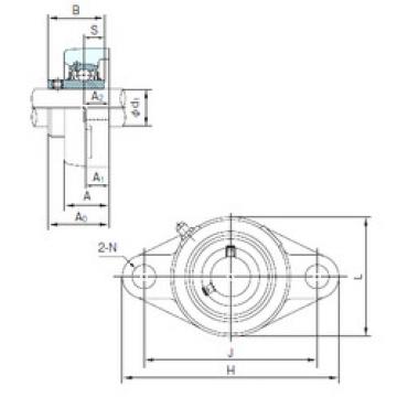 Bearing UCFL202 NACHI