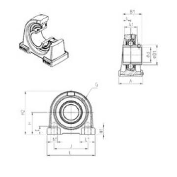 Bearing UCPAE210 SNR