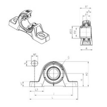 Bearing UCPE218 SNR