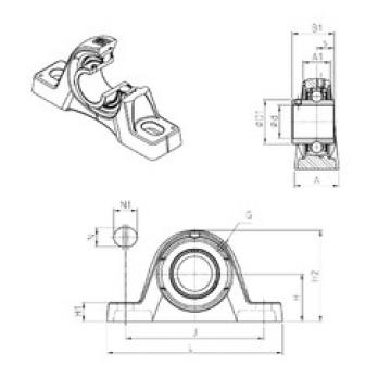 Bearing UCPLE202 SNR