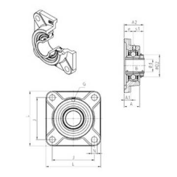 Bearing UKF207H SNR