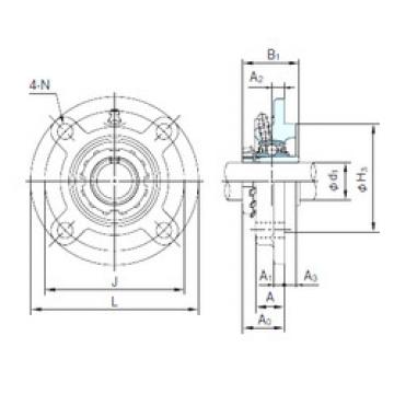 Bearing UKFC210+H2310 NACHI