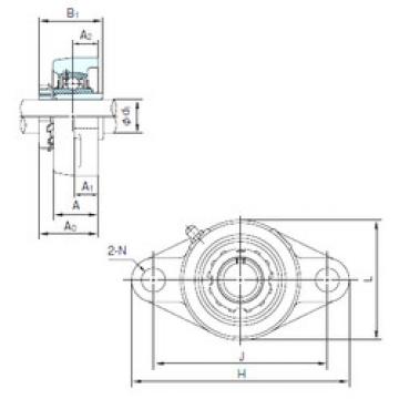 Bearing UKFL307+H2307 NACHI