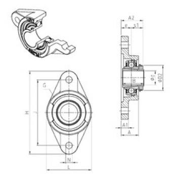 Bearing UKFL319H SNR