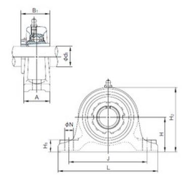 Bearing UKIP320+H2320 NACHI