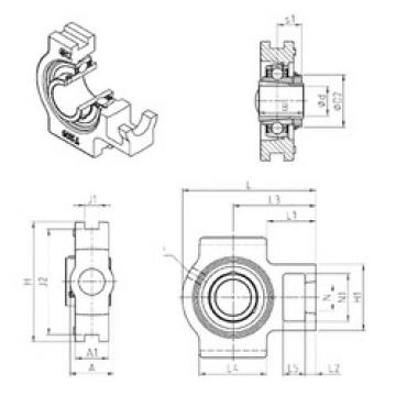 Bearing UKT208H SNR