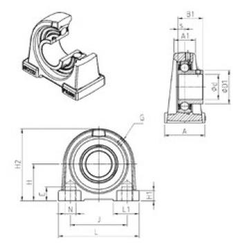 Bearing USPA210 SNR