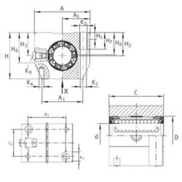 Bearing KGN 16 C-PP-AS INA