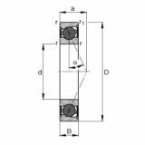 Bearing HCB7202-E-2RSD-T-P4S FAG