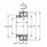 Bearing 21307-E1-K-TVPB + H307 FAG